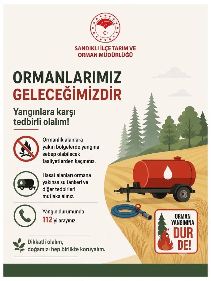 Orman Yangınlarına Karşı Uyarılar Yapıldı