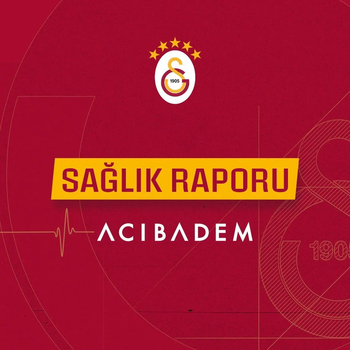 Galatasaray'dan Acıbadem Hastanesi raporu