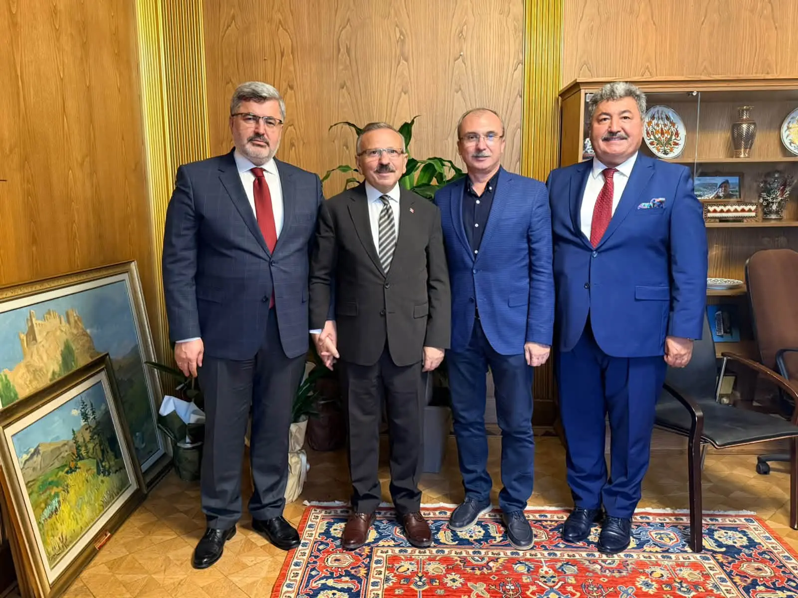 Yusuf Beyazıt'a Tebrik Ziyareti