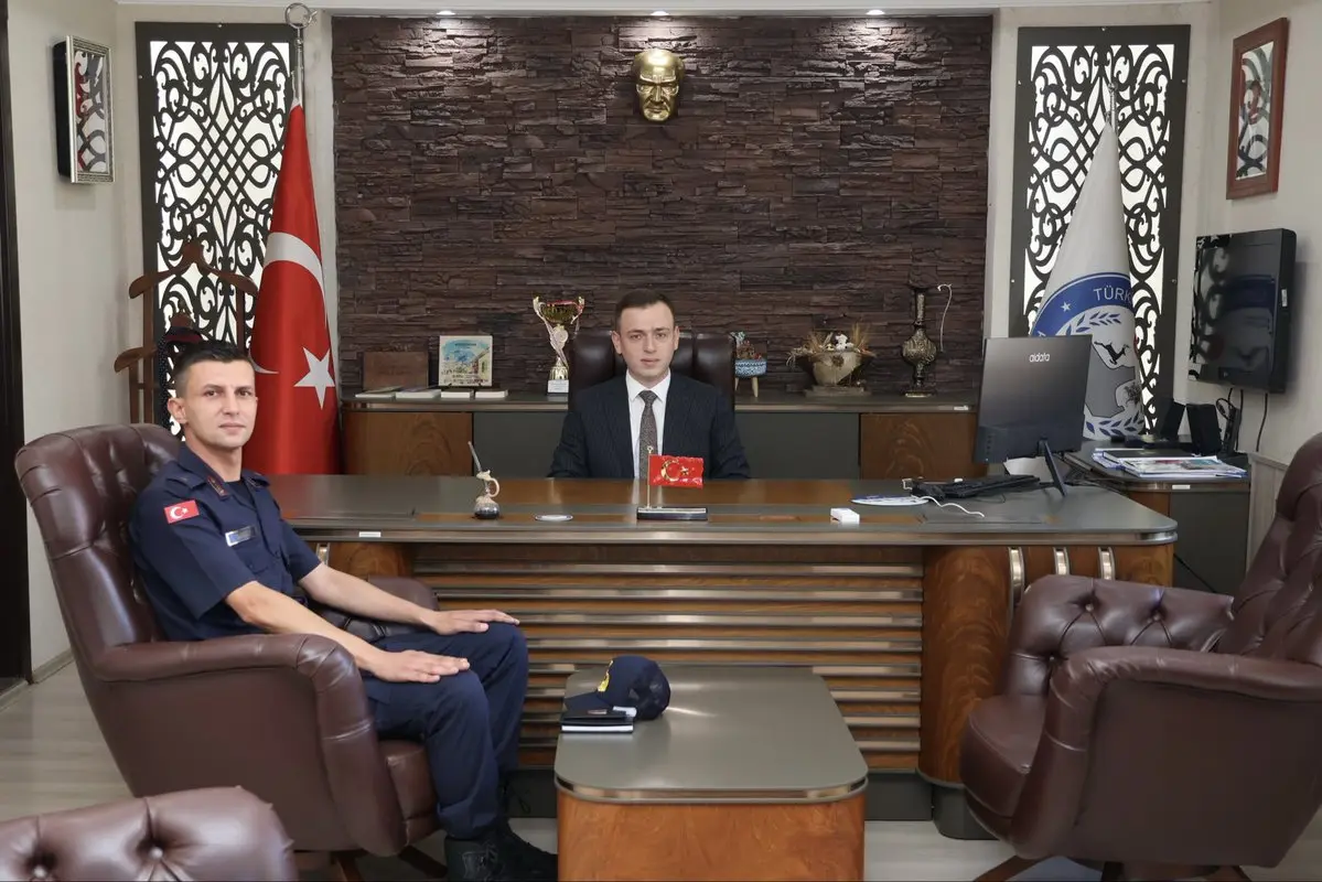 Yeni İlçe Jandarma Komutanı'ndan Ziyaret