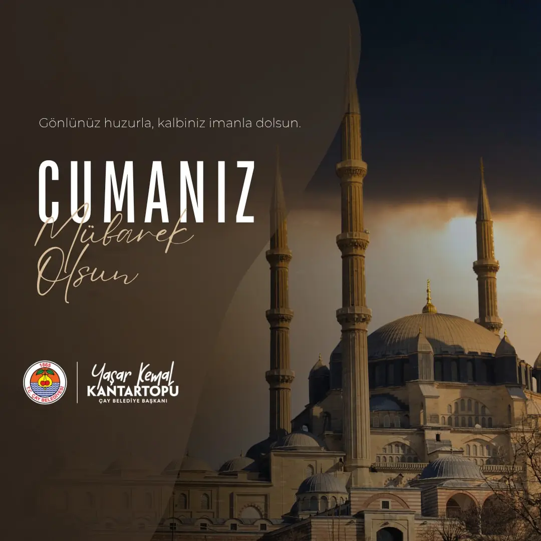 Güzel dileklerle dolu bir Cuma mesajı