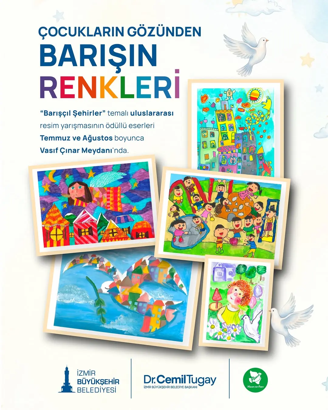 Barışçıl Şehirler sergisi İzmir'de açıldı