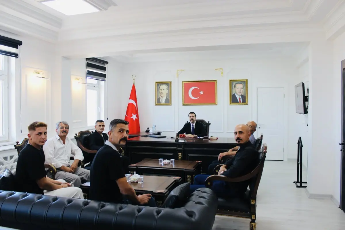 Anahtar Parti Heyeti Kaymakam'ı Ziyaret Etti