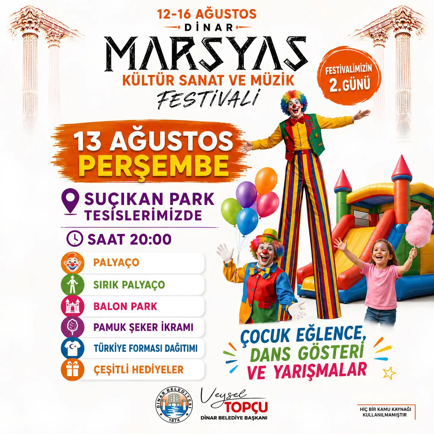 Marsyas Festivali'nde çocuklar için etkinlikler düzenlenecek