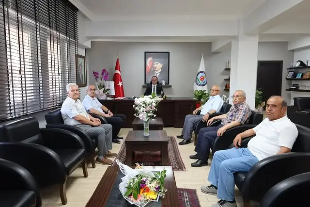 Kızılören Kaymakamı'ndan Dinar Kaymakamı'na Ziyaret
