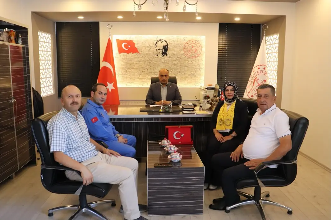 Türk Hava Kurumu'ndan Eğitim Müdürü'ne Ziyaret