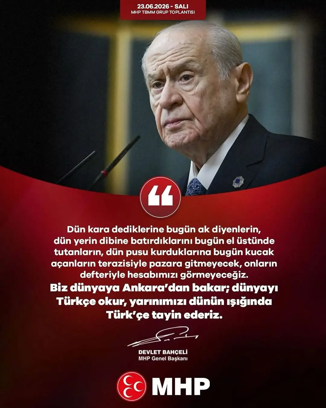 MHP Afyon İl Başkanlığı'ndan Türk Yürüyüşü Vurgusu