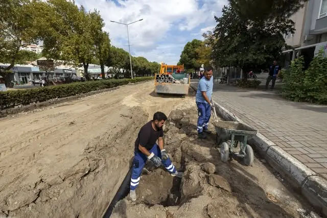 Bergama'da su altyapısı güçlendiriliyor