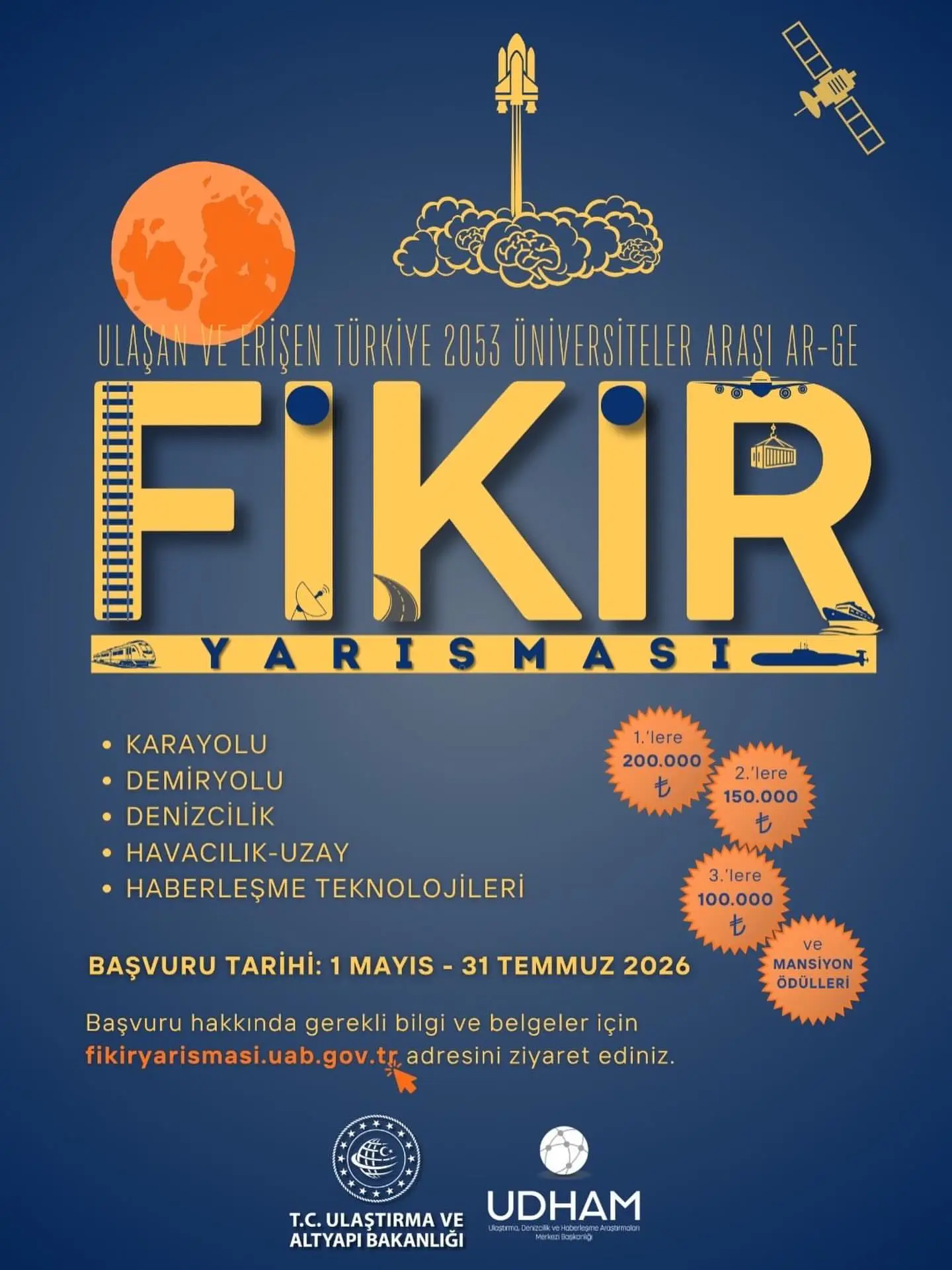 Türkiye 2053 AR-GE Fikir Yarışması başvuruları başladı