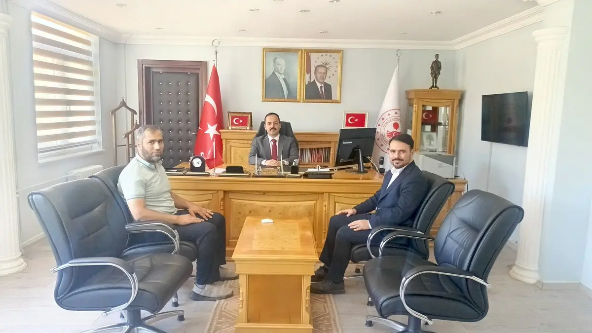 Müftülerden Kaymakam'a Nezaket Ziyareti