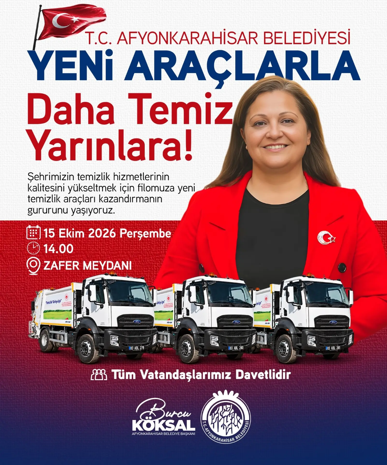 Yeni Temizlik Araçları Hizmete Alınıyor