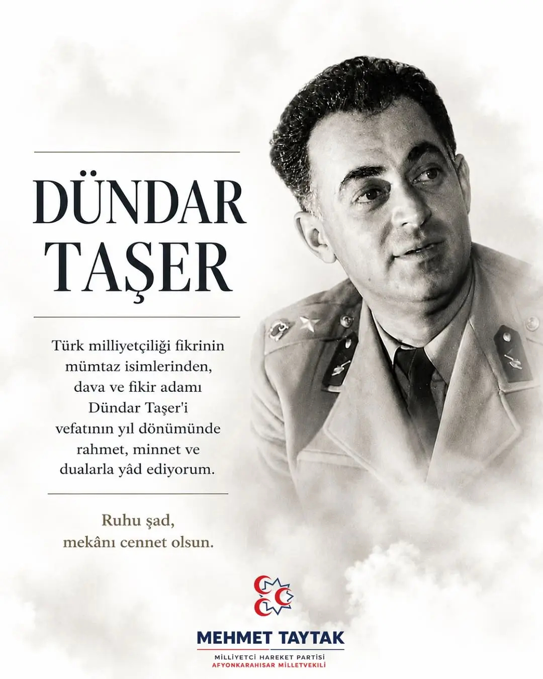 Dündar Taşer'in Vefat Yıldönümü Anıldı