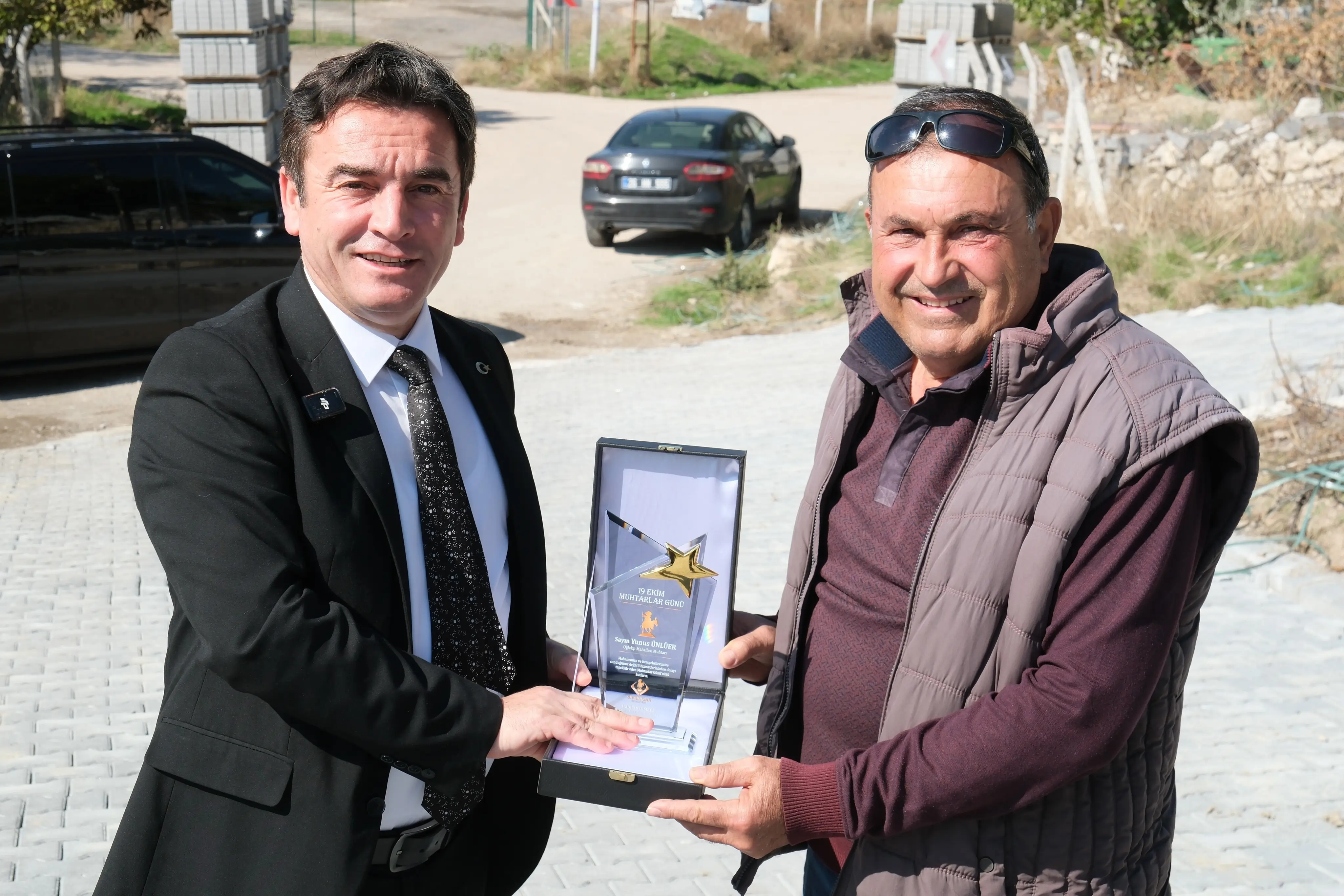 Sivrihisar'da Parke Taşı Çalışmaları