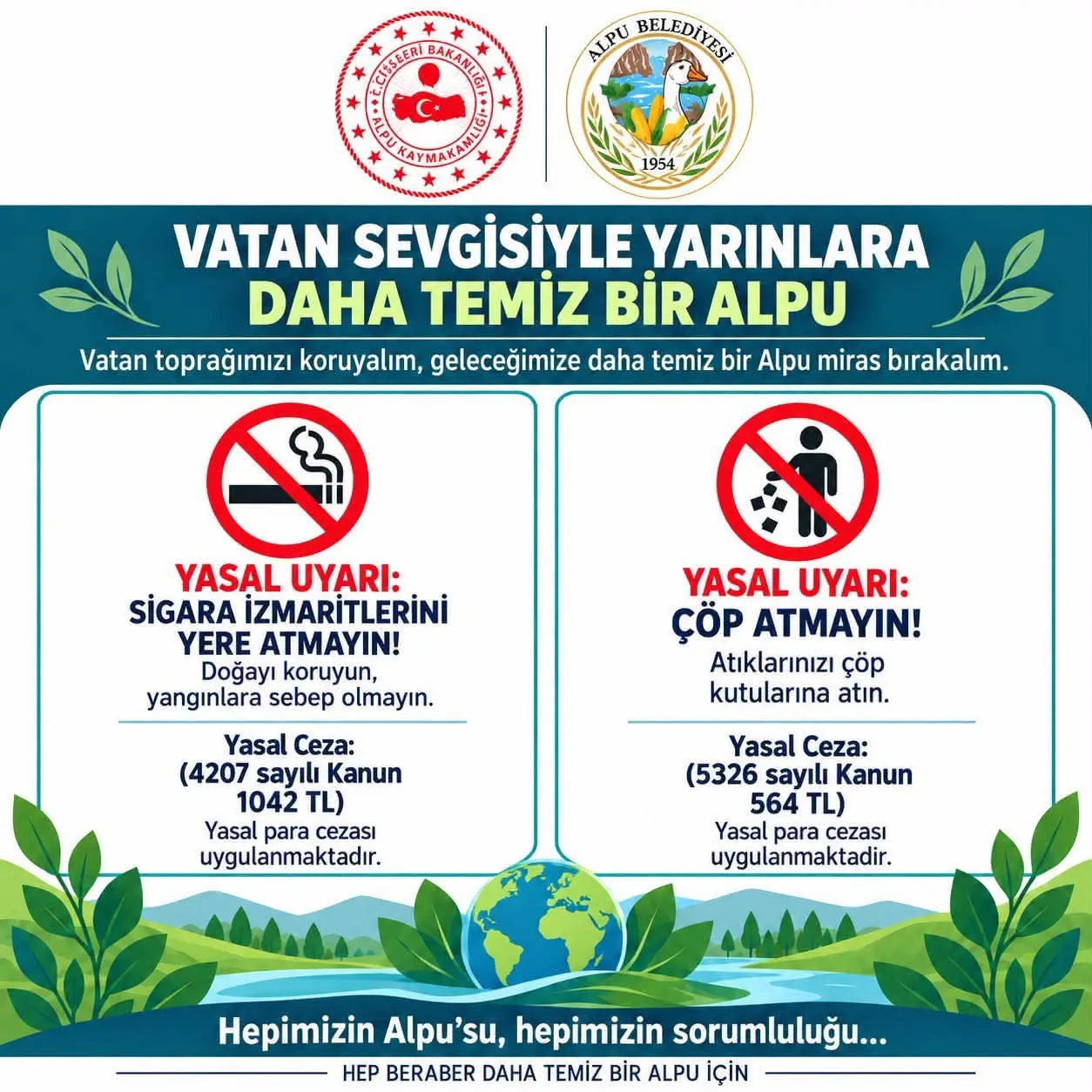Alpu'da Temizlik ve Sorumluluk Vurgusu