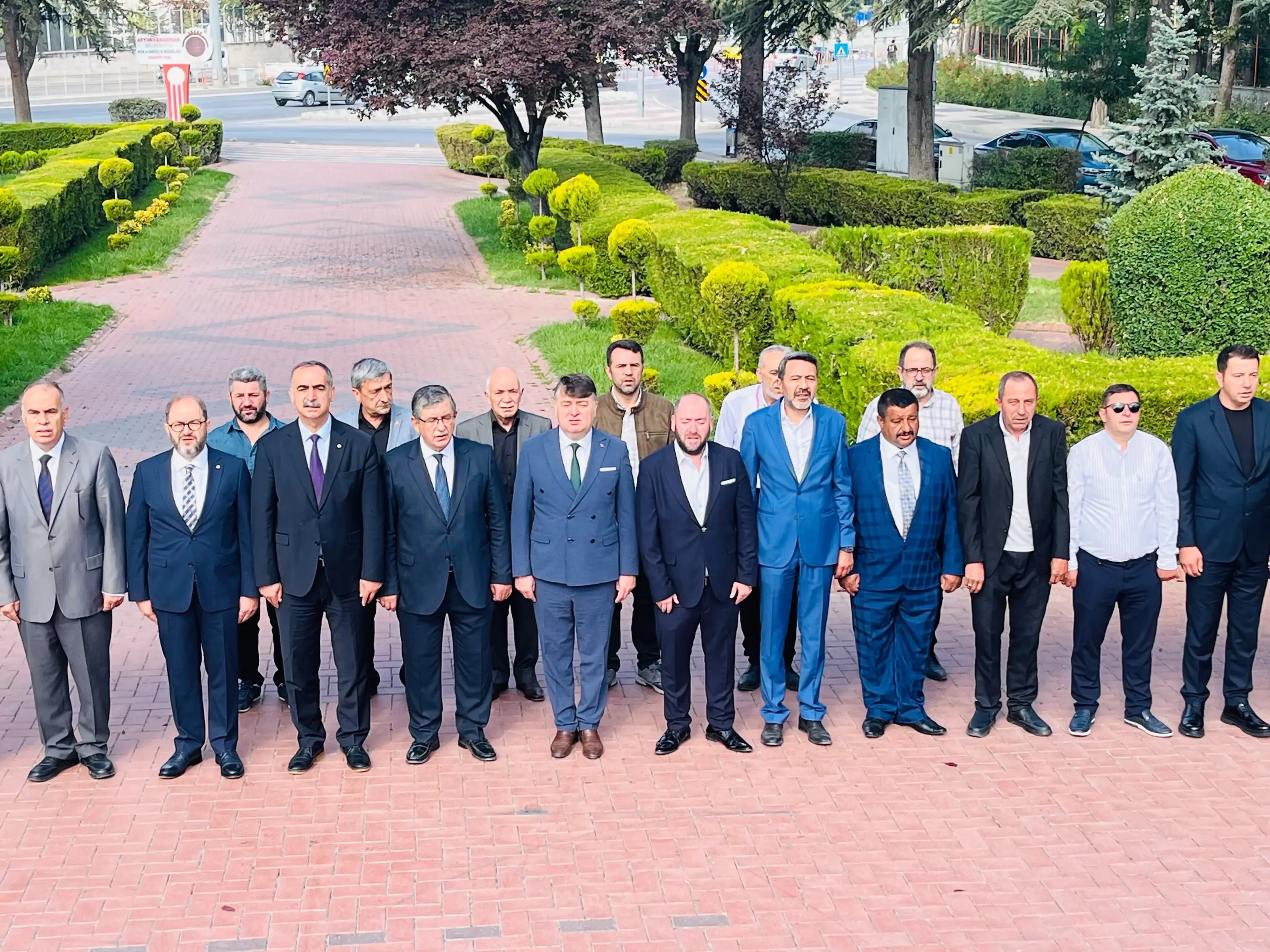 Ahilik Haftası çelenk sunma töreni yapıldı