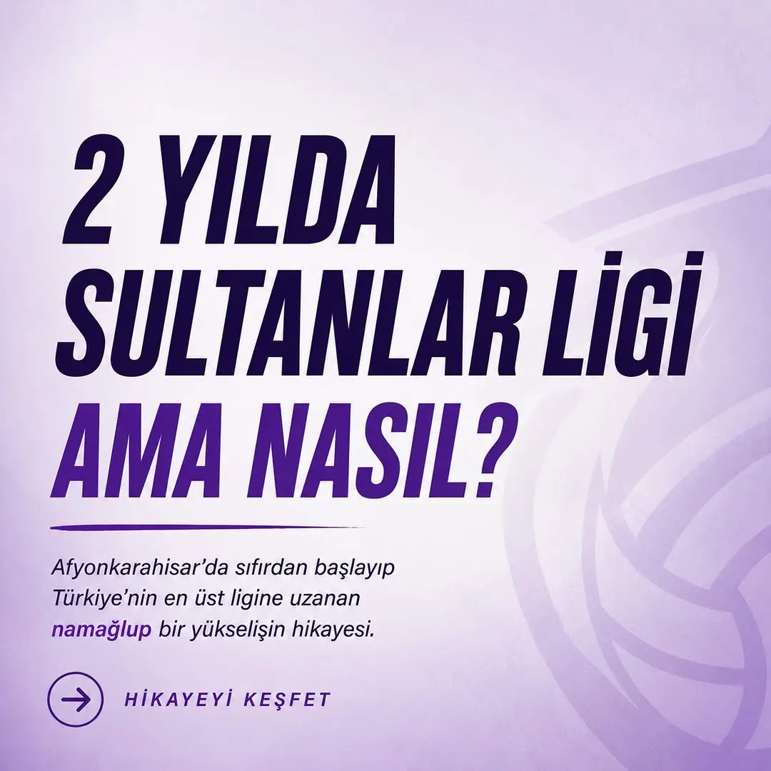 Afyon Belediye Yüntaş Kadın Voleybol Takımı Başarıyla Yükseldi