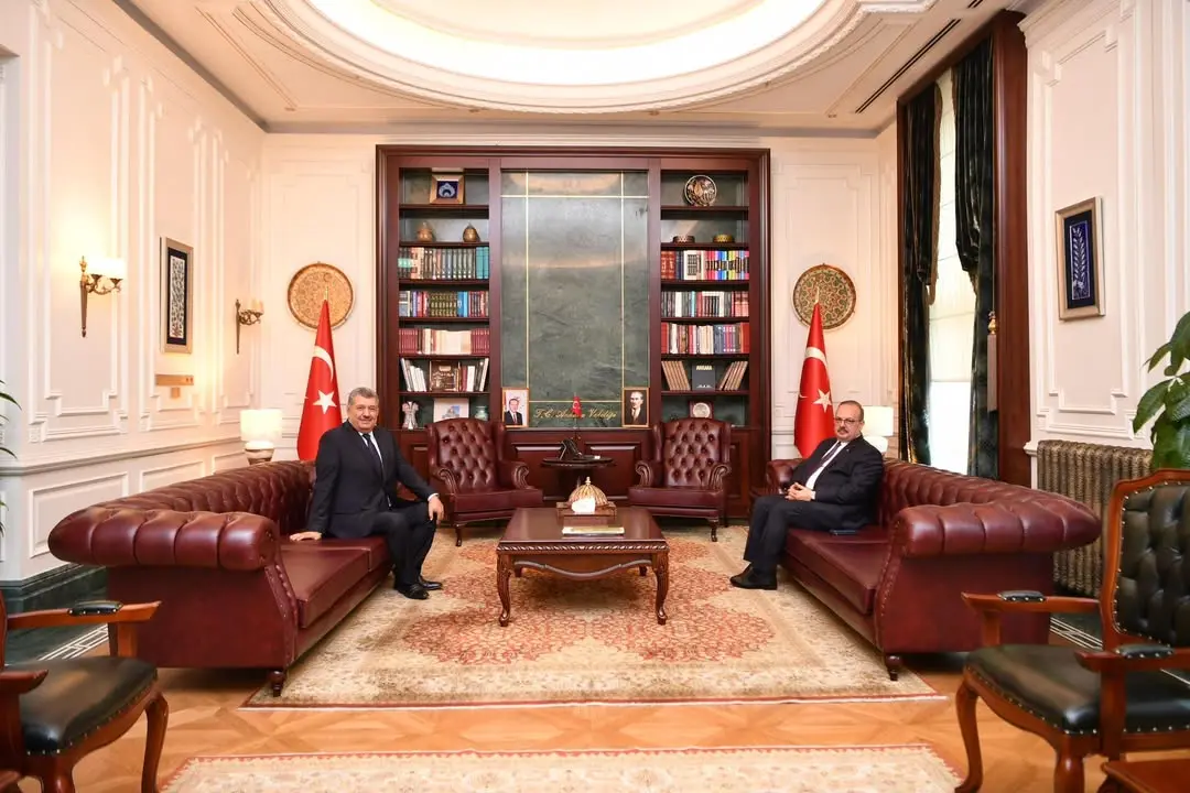 Karatay Üniversitesi eski rektöründen Vali'ye ziyaret