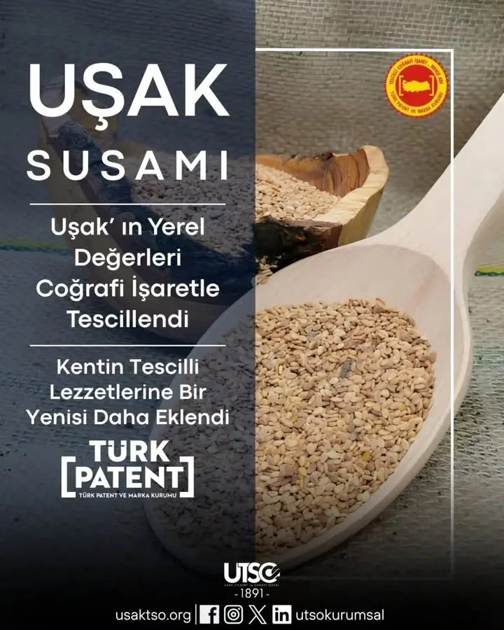 Uşak Susamı Coğrafi İşaretle Tescillendi