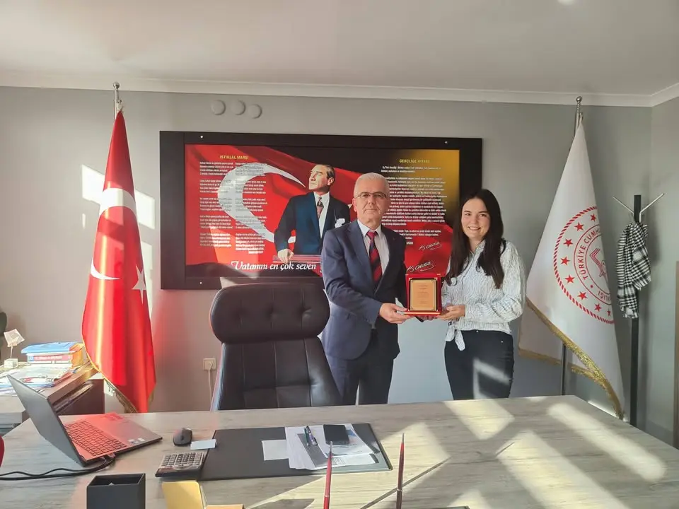 Domaniç İlçe Milli Eğitim Müdürlüğü'nde Veda Töreni