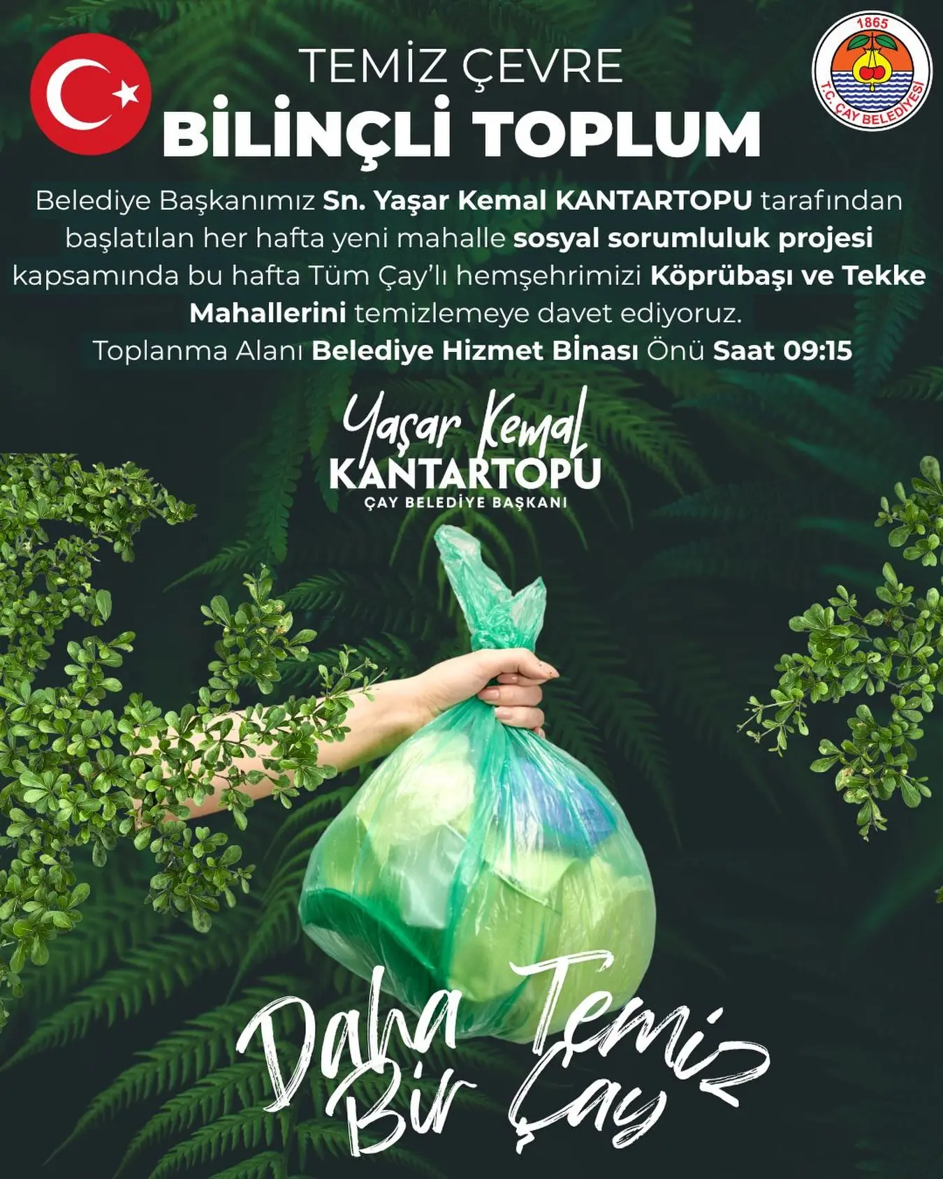 Köprübaşı ve Tekke Mahalleleri Temizlenecek
