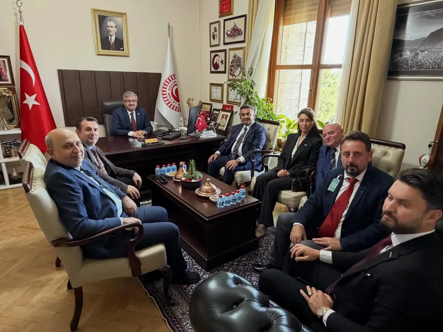 AFSİAD Başkanı TBMM'de misafir edildi