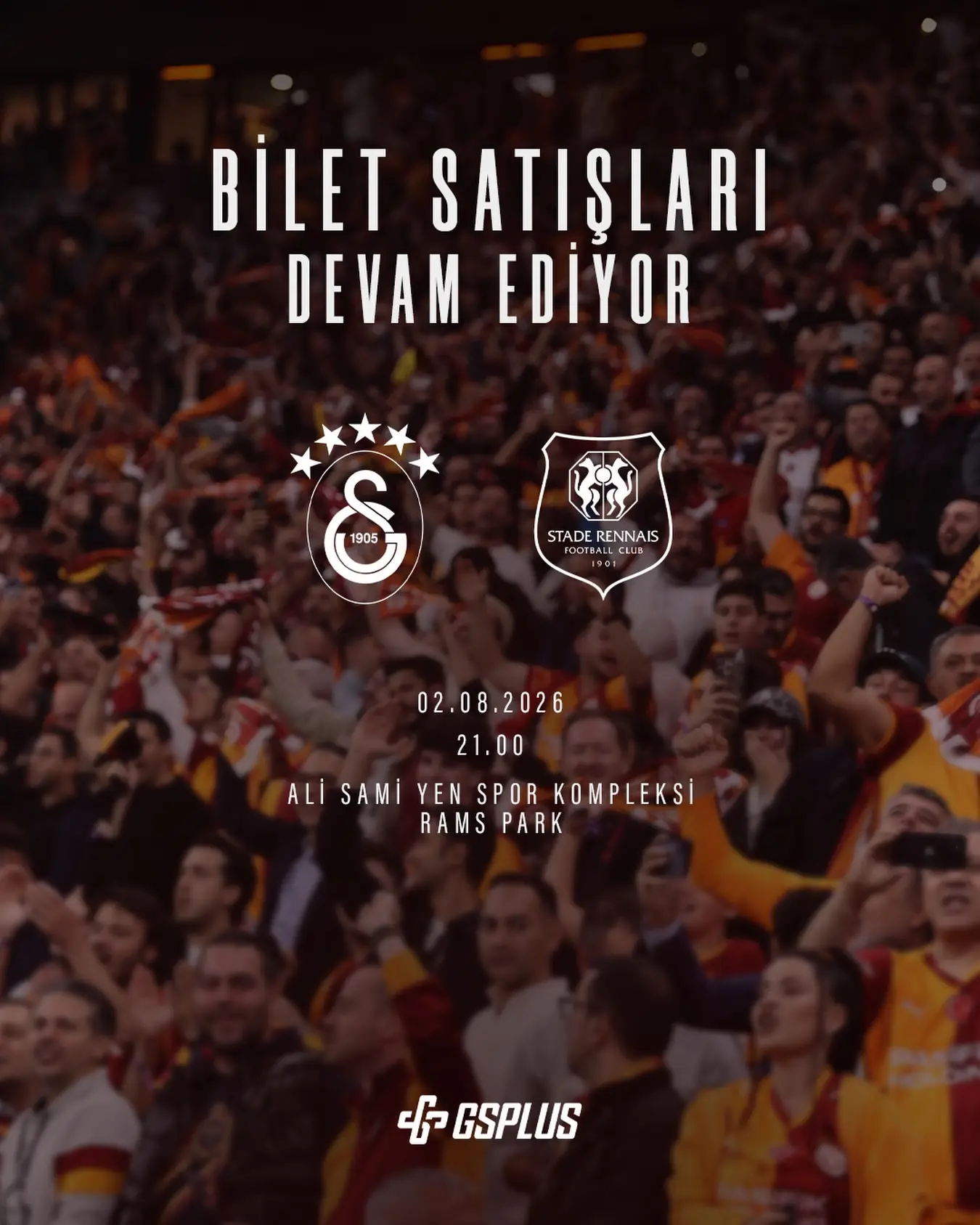 Galatasaray, Rennes maçı biletlerini satışa sundu