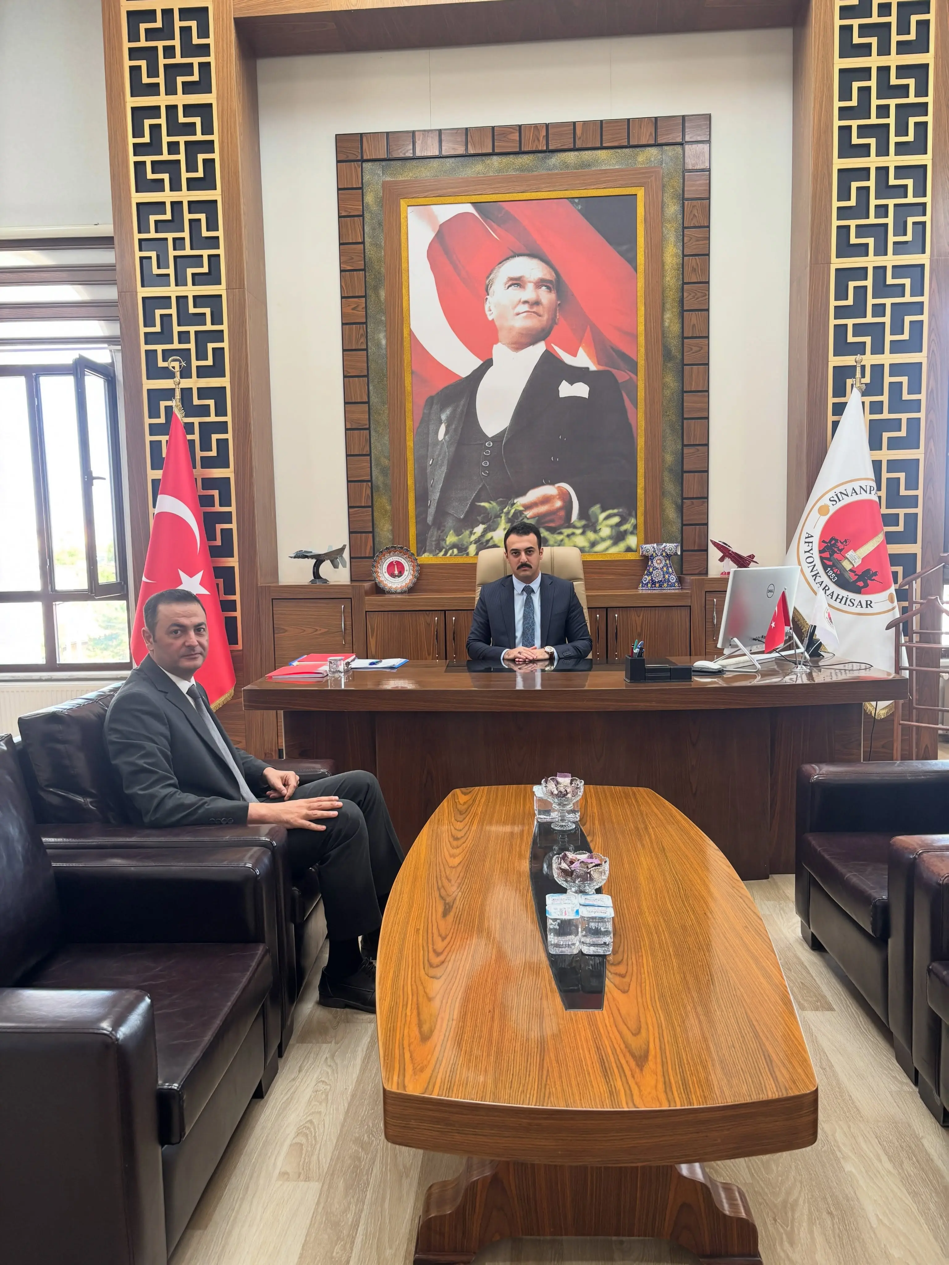 Kırka Belediye Başkanı'ndan Kaymakam'a Ziyaret