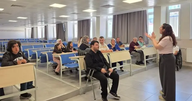 Özel gereksinimli öğrenciler mezuniyet töreniyle uğurlandı