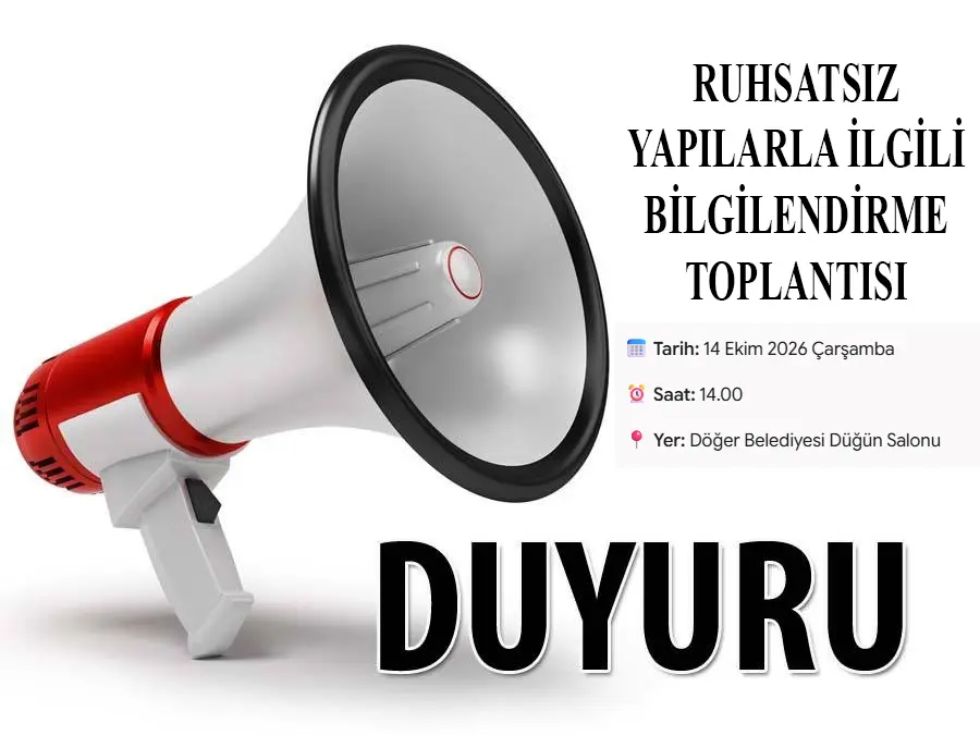 Ruhsatsız Yapılar İçin Bilgilendirme Toplantısı