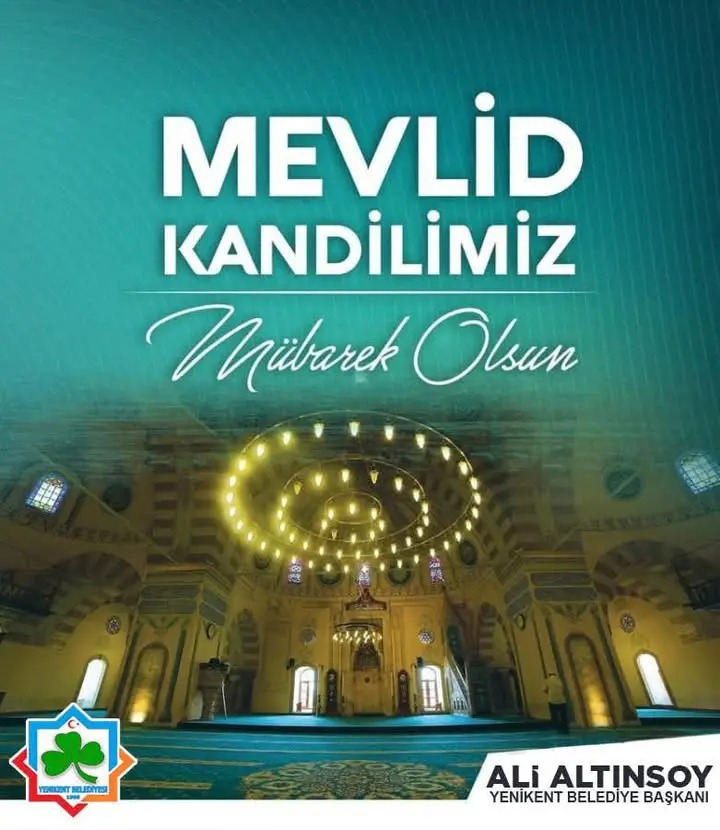 Yenikent Belediyesi'nden Mevlid Kandili mesajı
