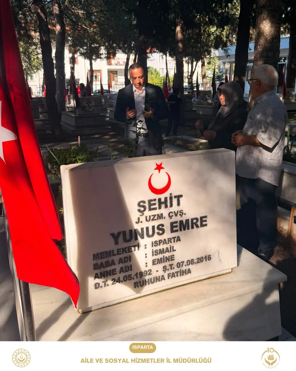 Isparta'da Şehitler Anma Programı Düzenlendi