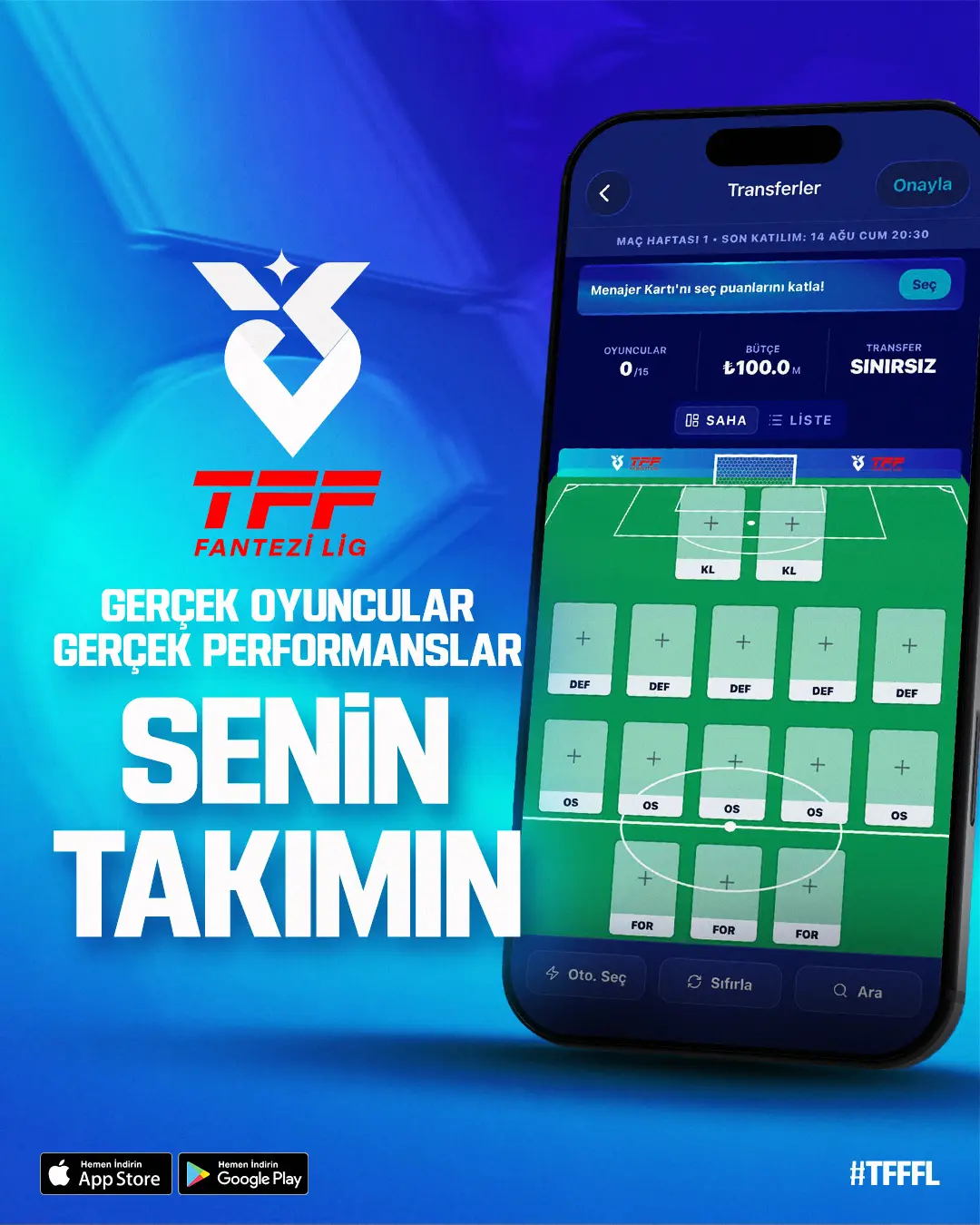 TFF Fantezi Lig Heyecanı Başladı