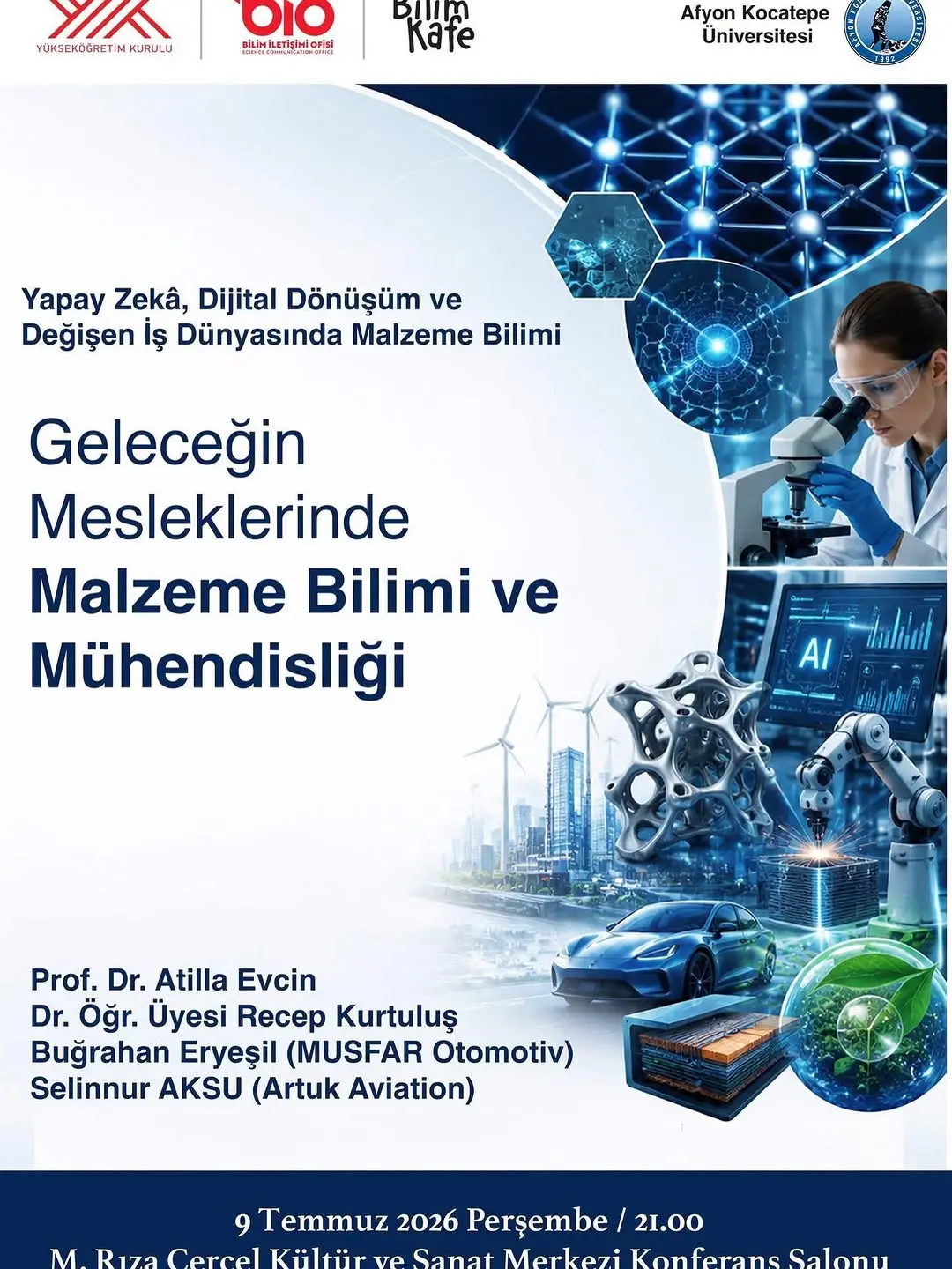 Afyon Kocatepe Üniversitesi'nde Konferans Düzenlenecek