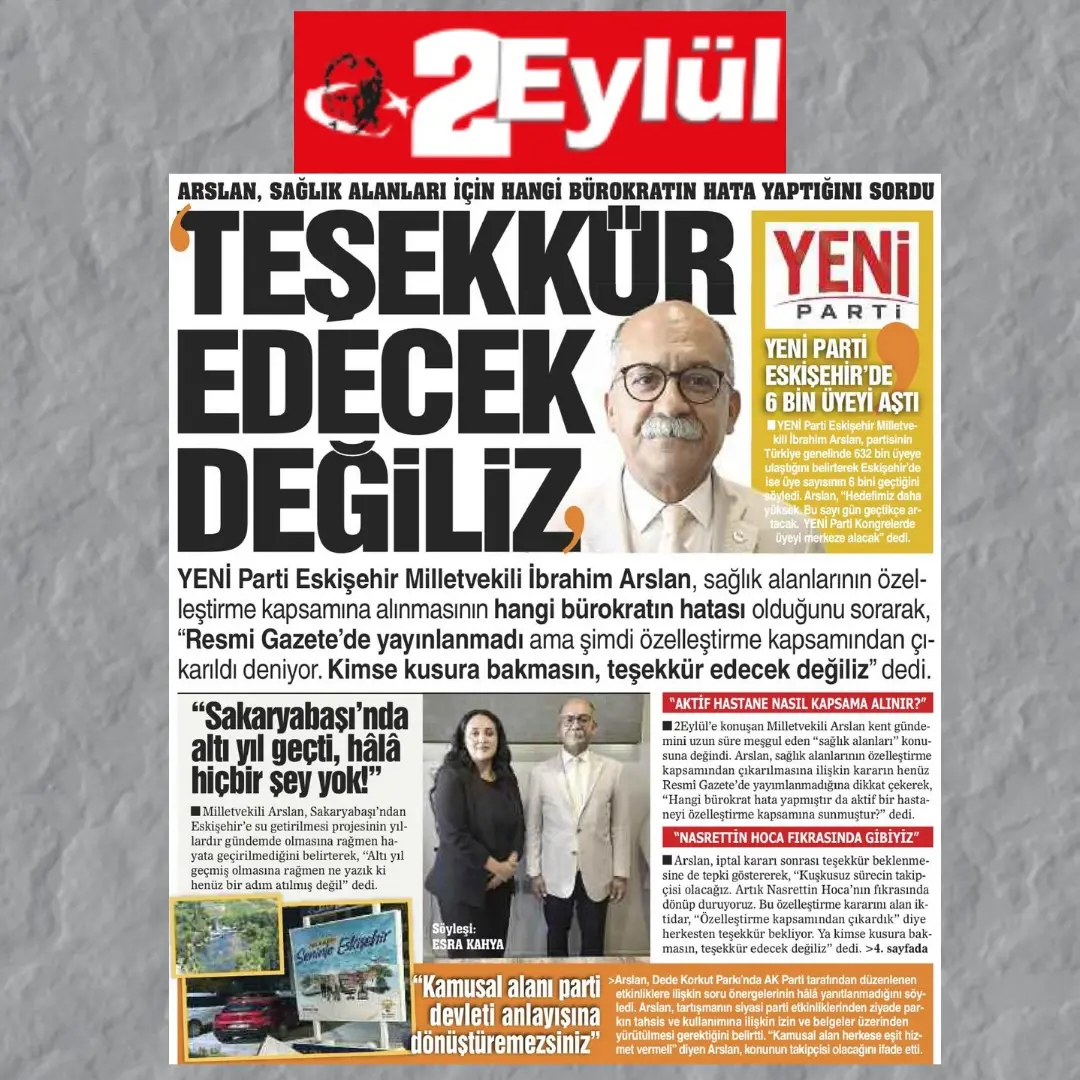 Eskişehir'de sağlık sorunları gündeme geldi