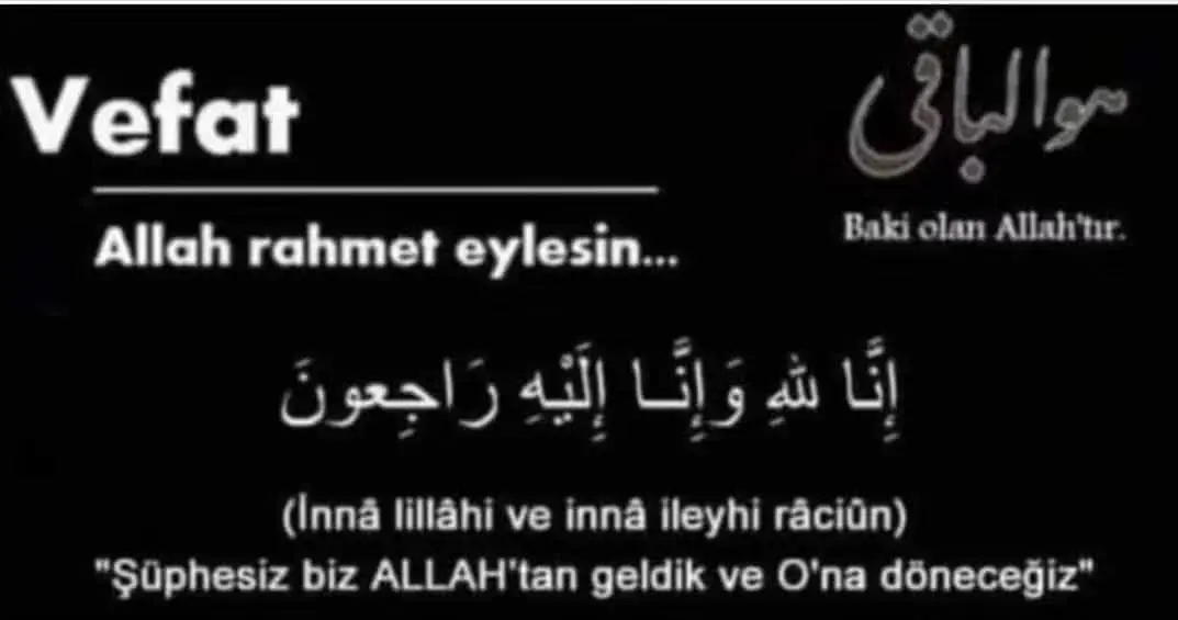Bayat'ta İdris Kütahyalı'nın Vefatı Duyuruldu
