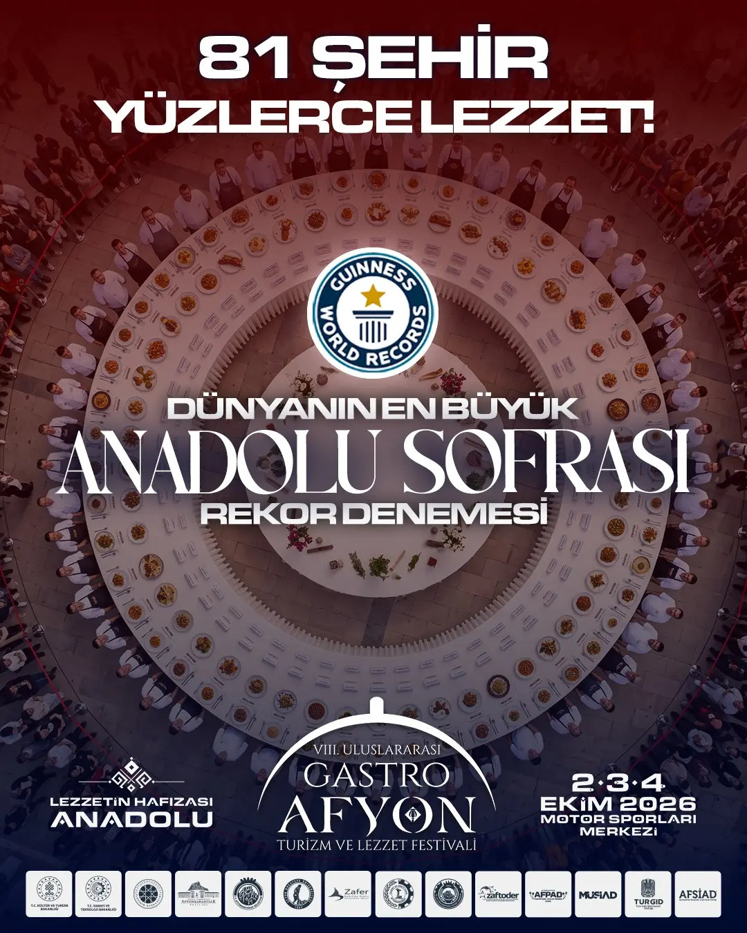 Dünyanın En Büyük Anadolu Sofrası İçin Hazırlıklar Başladı