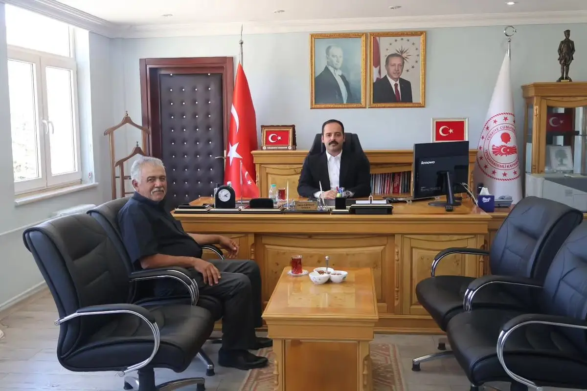 AK Parti İlçe Başkanı'ndan Kaymakam'a Ziyaret