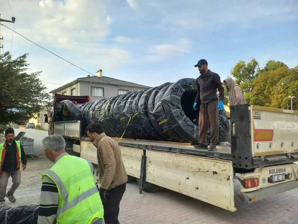 Çukurca'da Doğalgaz Altyapı Çalışmaları Başladı