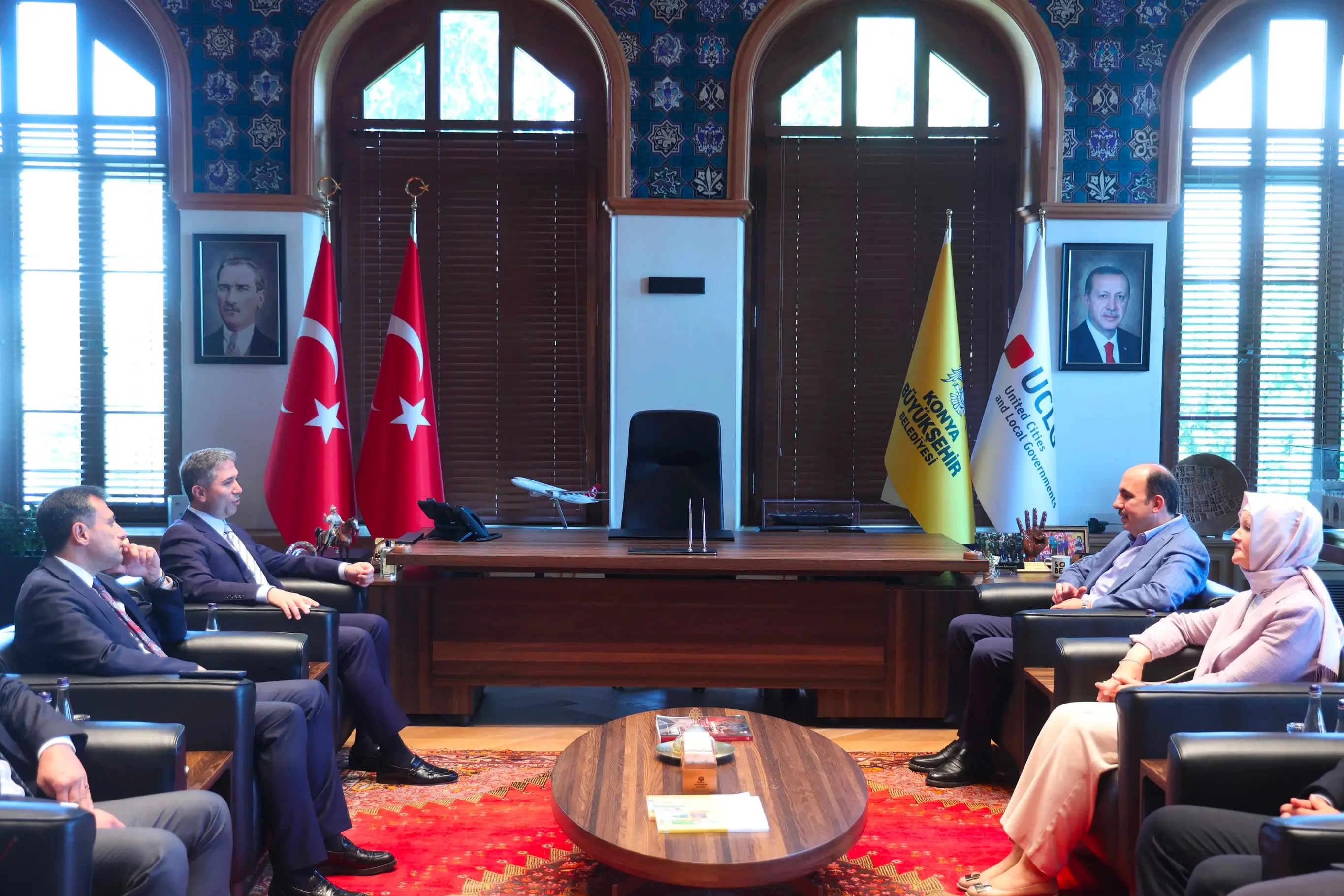 Konya'da AK Parti Toplantısı Hazırlıkları