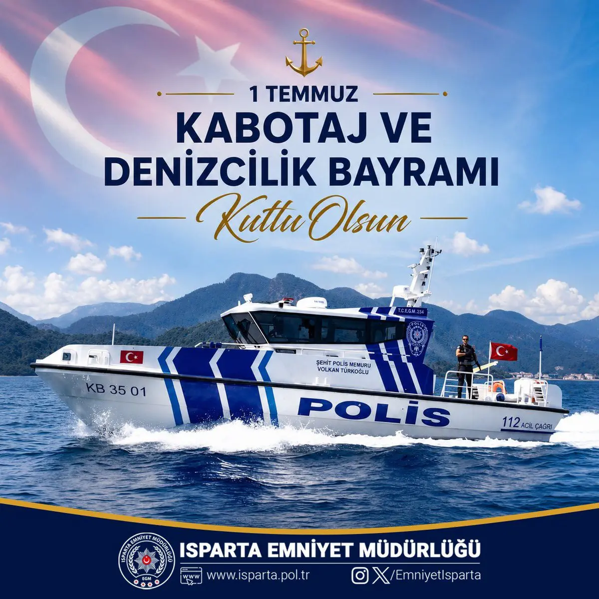 1 Temmuz Denizcilik ve Kabotaj Bayramı Kutlandı