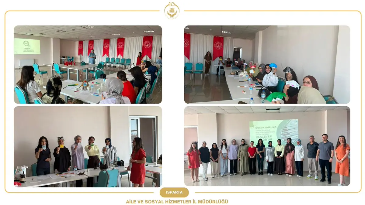 Isparta'da Çocuk Hizmetleri Eğitimi Tamamlandı