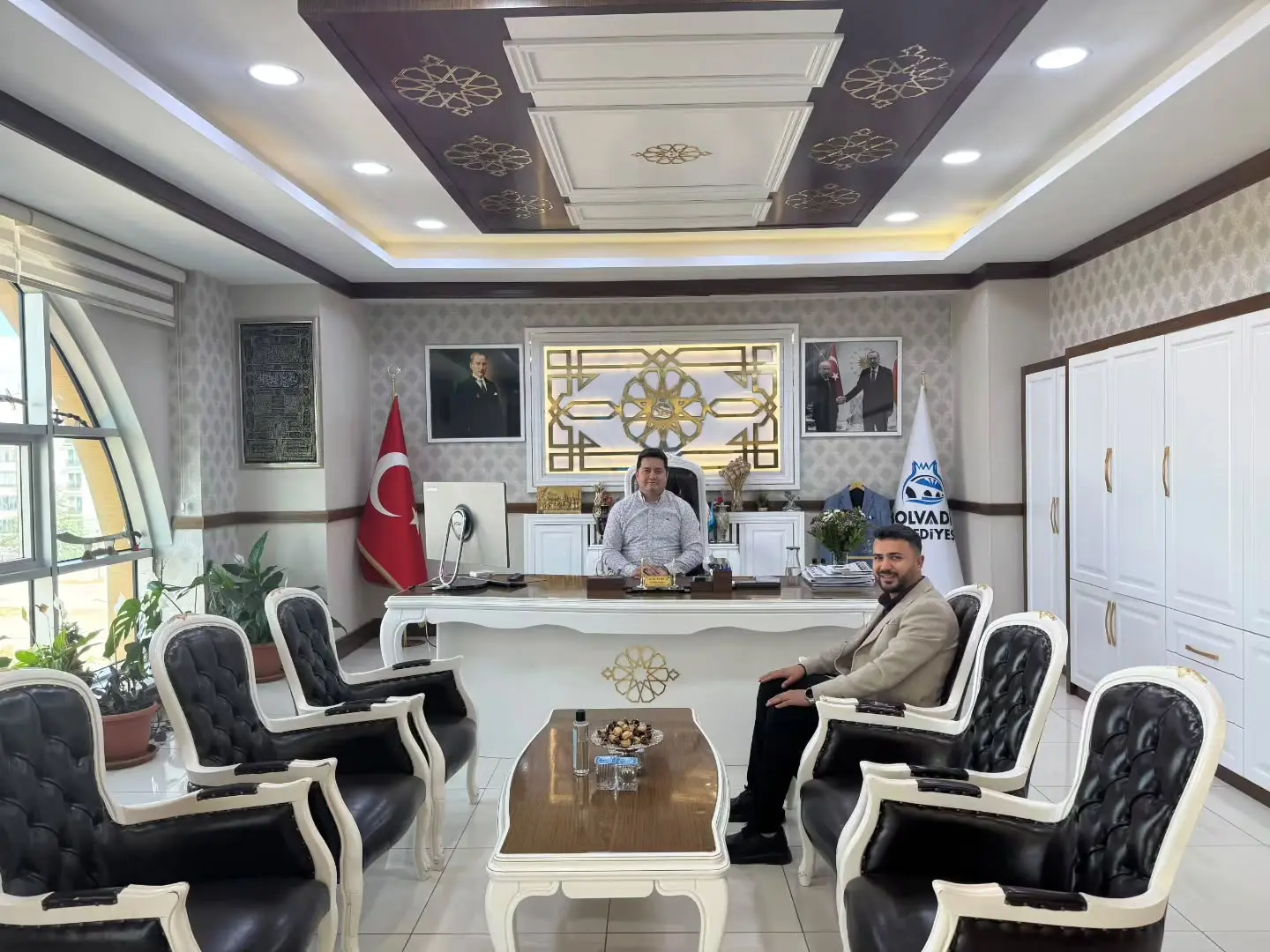Belediye Başkanı Aynacı, Kadir Sarıgöz'ü kabul etti
