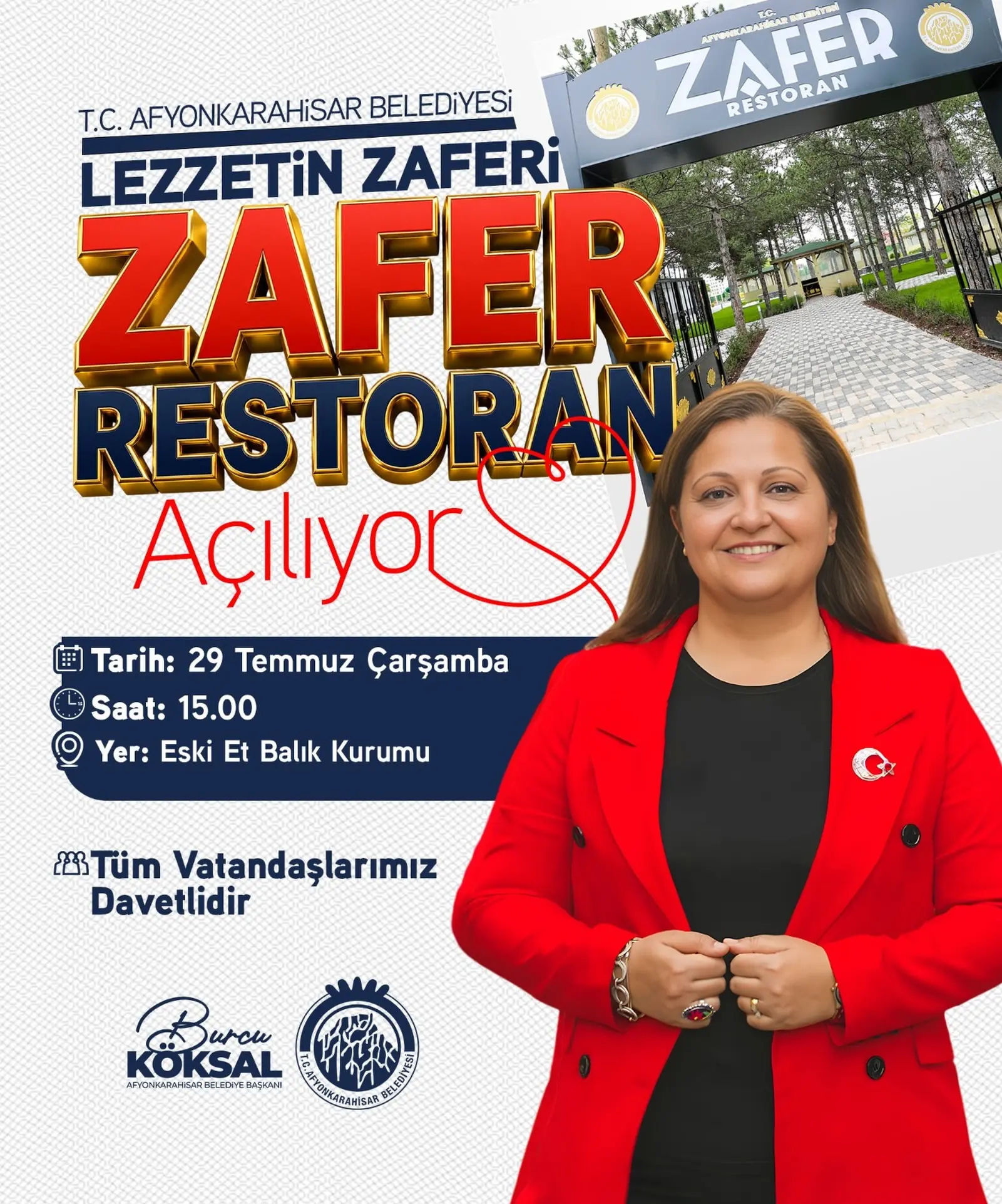 Zafer Restoranı'nın açılış tarihi açıklandı