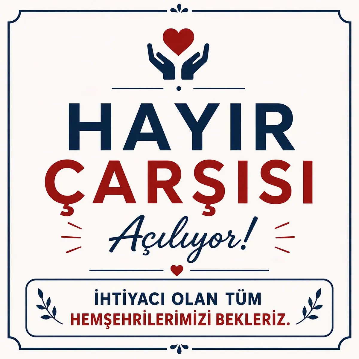 Karahallı'da Hayır Çarşısı Açıldı