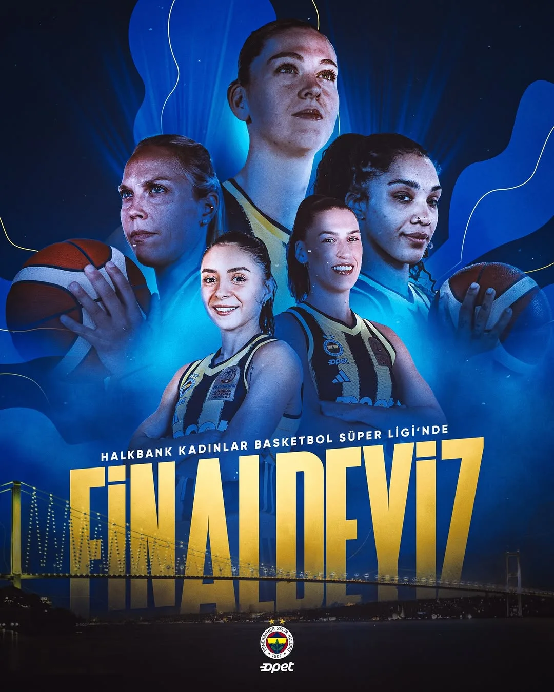 Halkbank Kadınlar Basketbol Süper Ligi'nde Finalde!