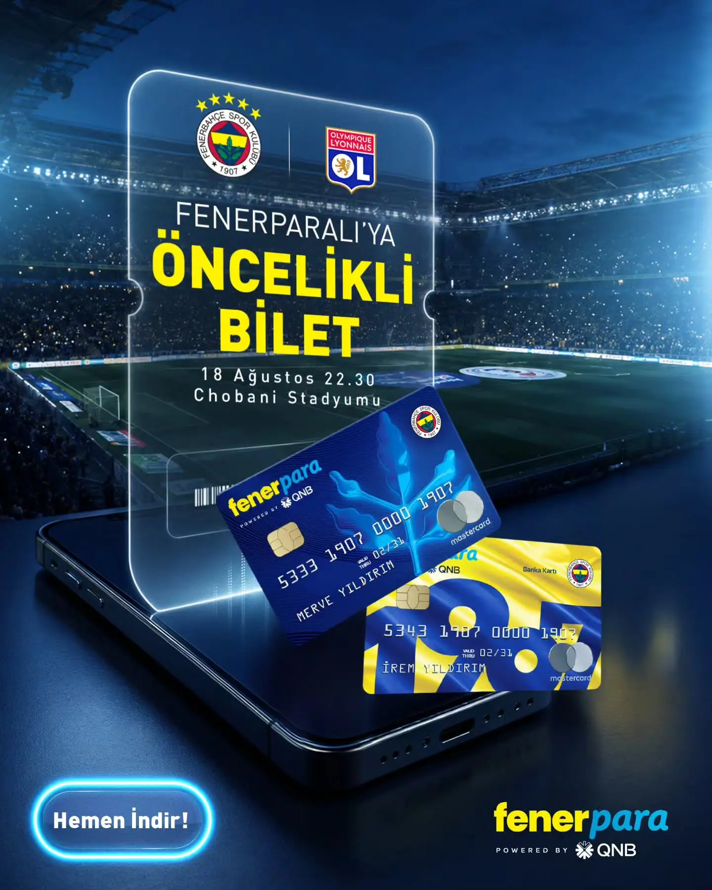 Fenerbahçe, Lyon maçı için bilet satışını başlattı