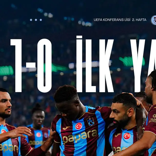 Trabzonspor, Hearts karşısında önde