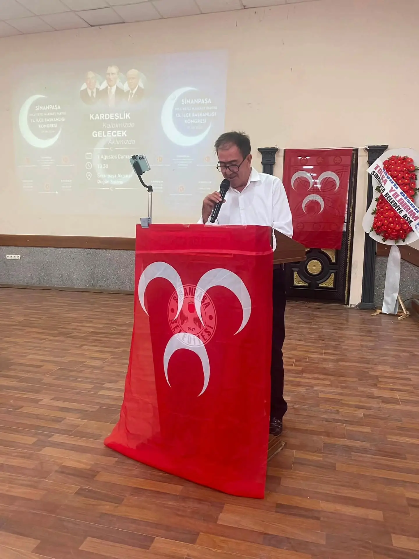 Milliyetçi Hareket Partisi Sinanpaşa İlçe Kongresi yapıldı