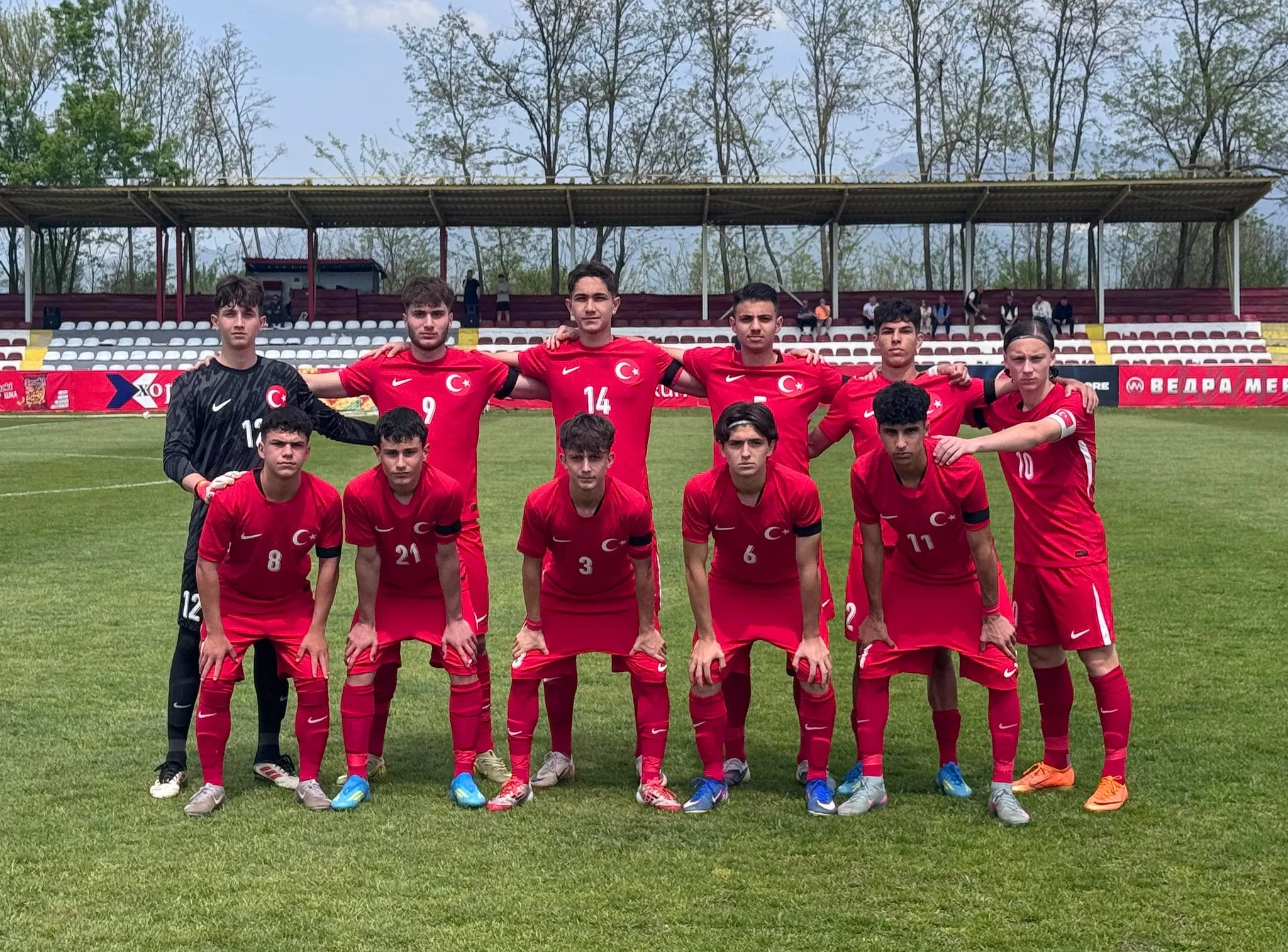 U16 Milli Takım, Kuzey İrlanda'ya 3-2 yenildi