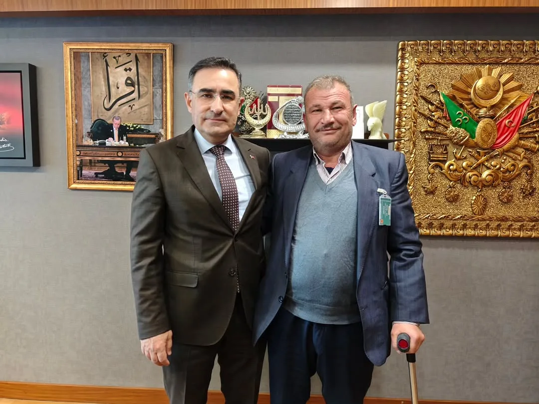 Ak Parti Milletvekili Hasan Arslan, Akharım’dan gelen kıymetli hemşehrimiz Ergül Öztaş’ı misafir etti